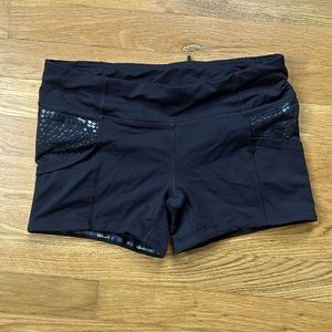 Lululemon Black Spandex Shorts